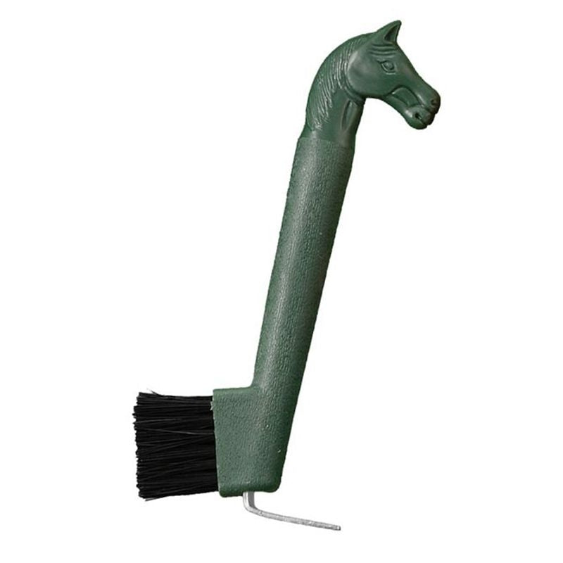 Tough1 Horse Head Hoof Pick Brush