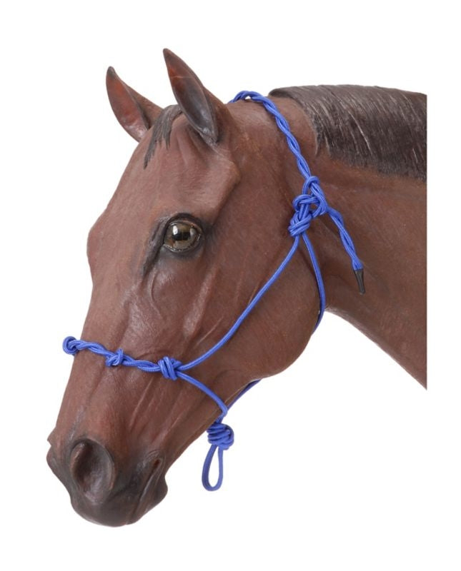 Tough1 Knotted Rope Halter with Twisted Crown