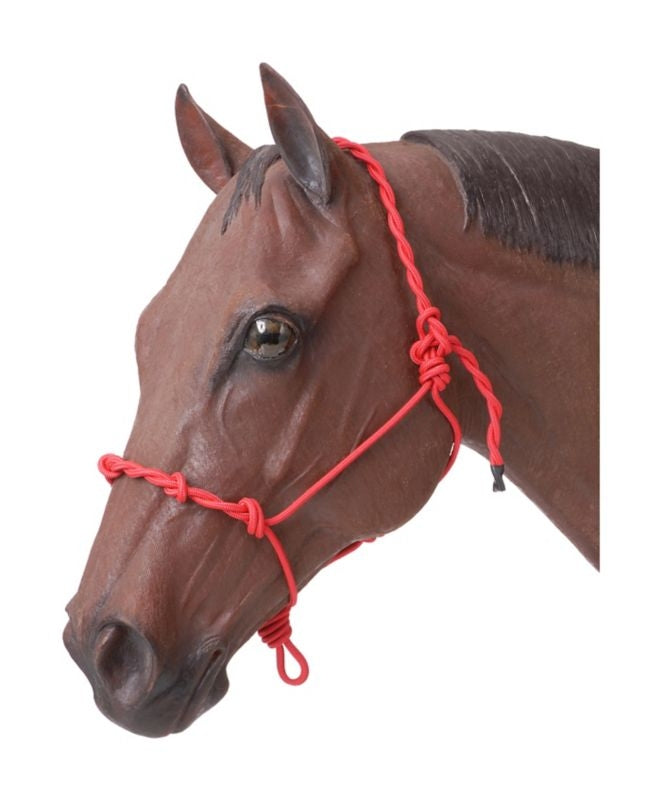 Tough1 Knotted Rope Halter with Twisted Crown
