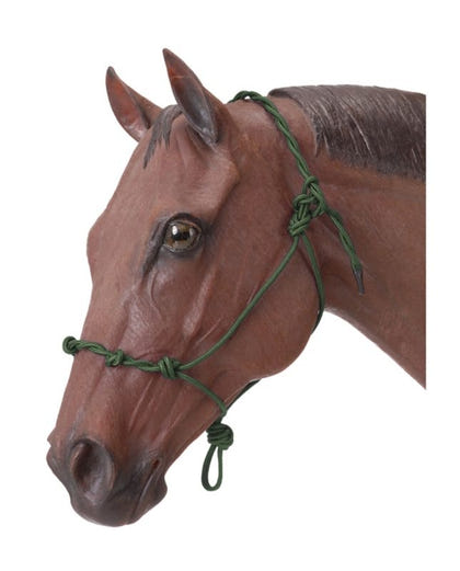 Tough1 Knotted Rope Halter with Twisted Crown