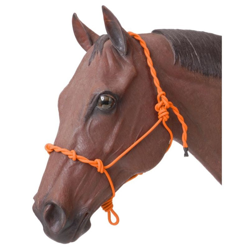 Tough1 Knotted Rope Halter with Twisted Crown