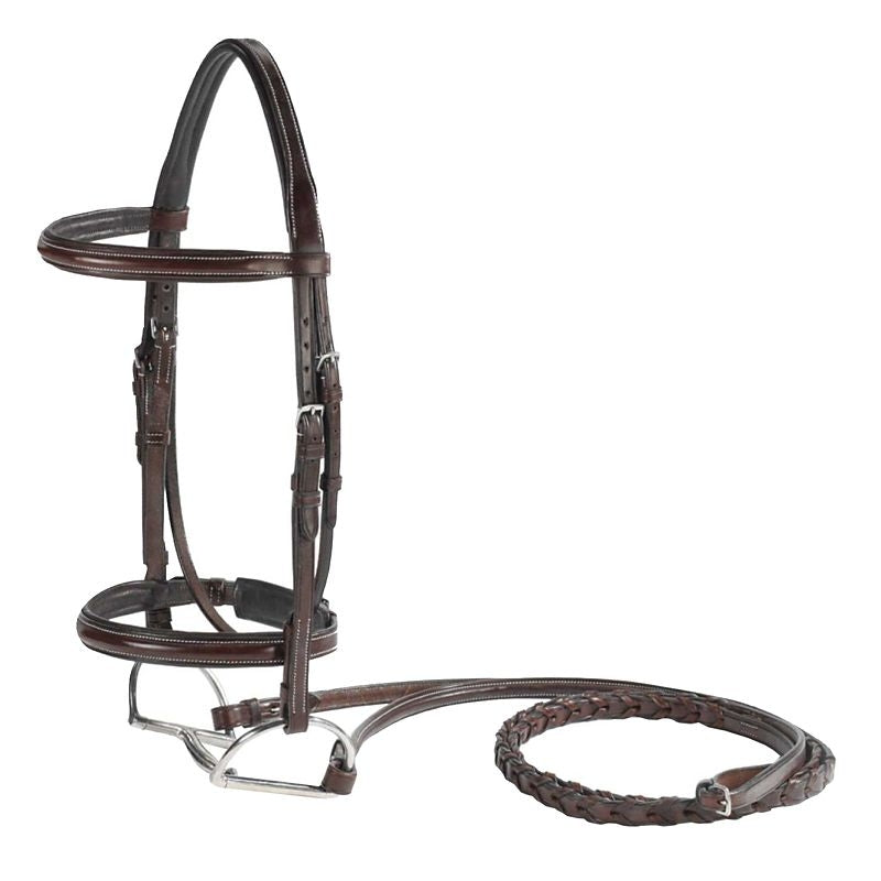 Vespucci Plain Raised Hunter Bridle