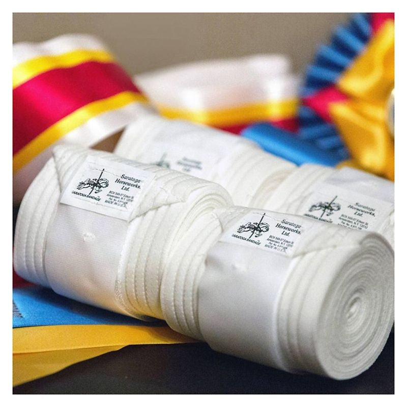 Saratoga Bandages (9 Foot - 2Pack) Horse Black