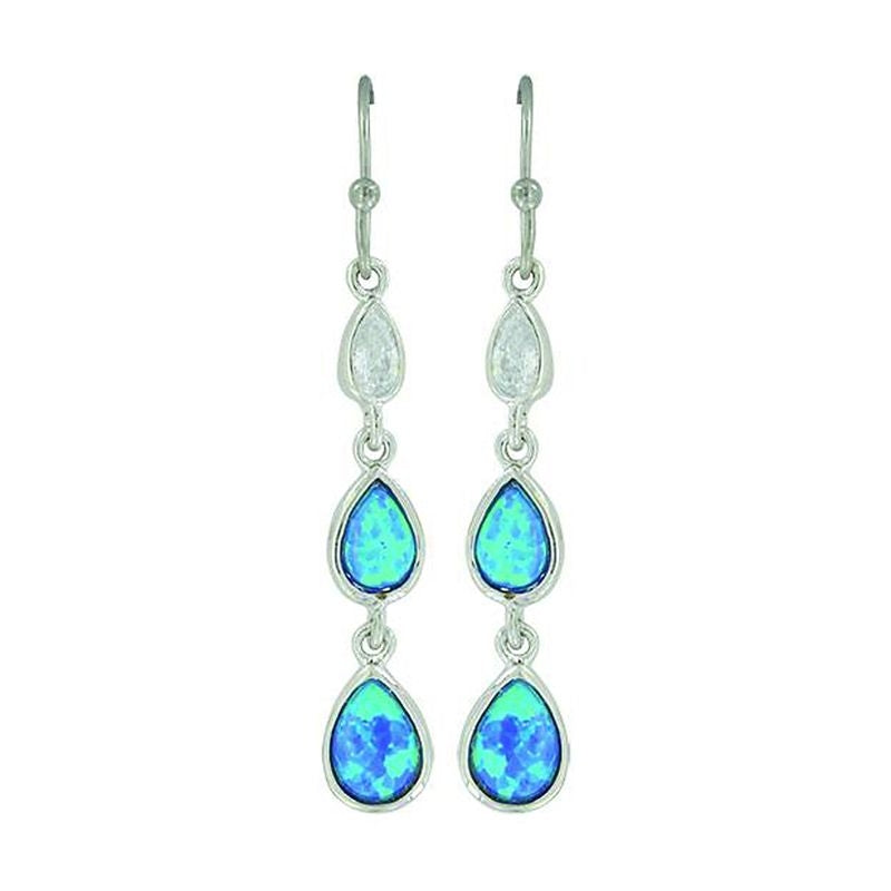 River Of Lights Falling Into Water Earrings