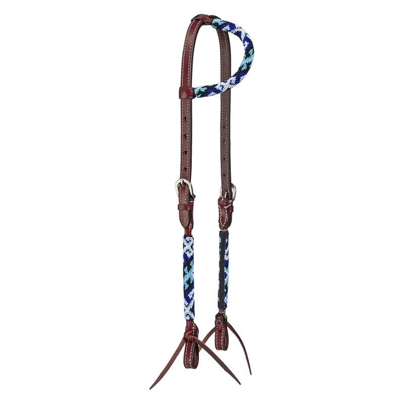 Royal King Beaded Single Ear Headstall