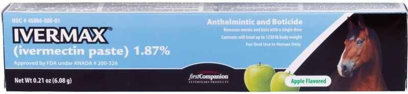 Ivermax Ivermectin Single Dose Paste 1.87%