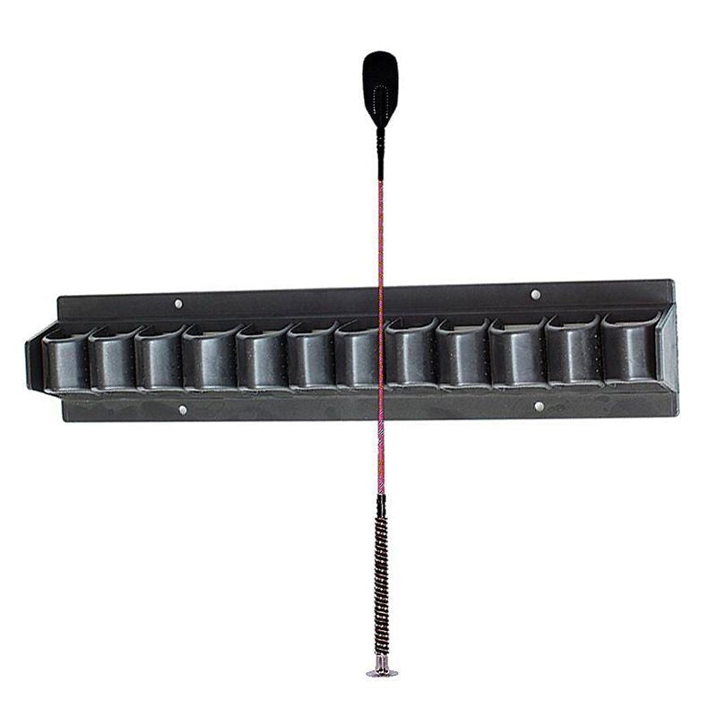 TuffRider Crop And Whip Rack Standard Black