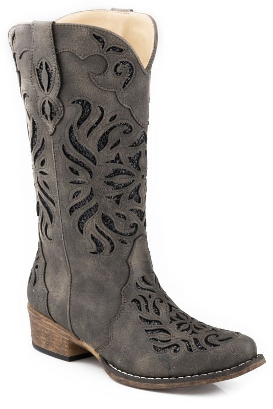 Roper Ladies Riley Glitz Snip Toe Boots