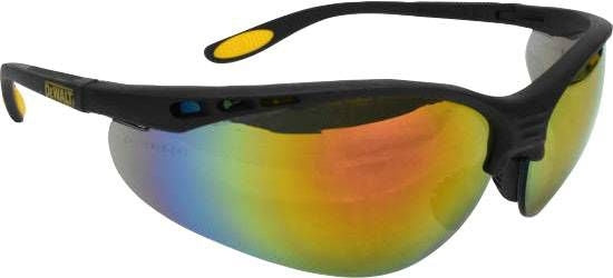 DeWalt Reinforcer Fire Mirror Glasses Black