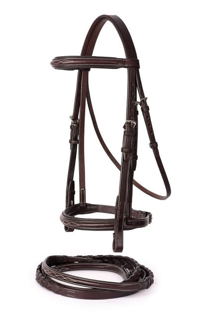 Perris Professional Show Bridle Havana H Horse