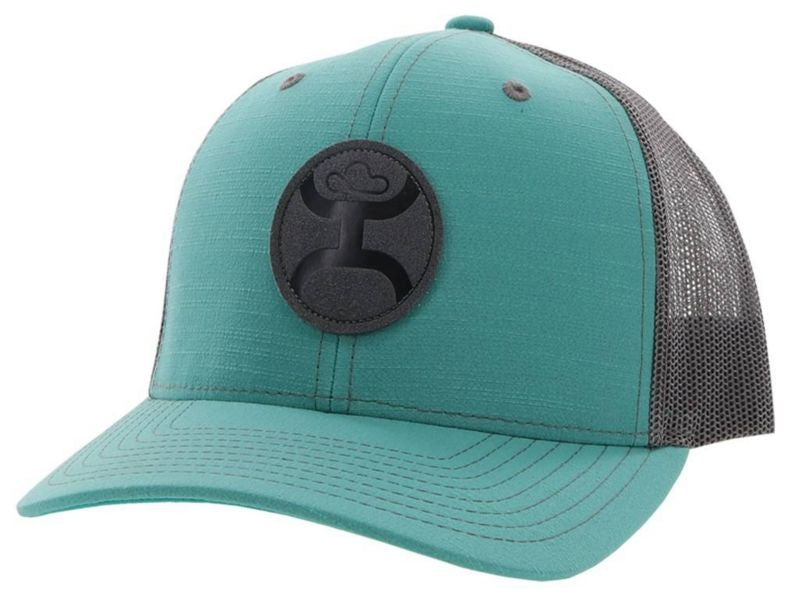 Hooey Blush Trucker Cap Grey Circle Patch