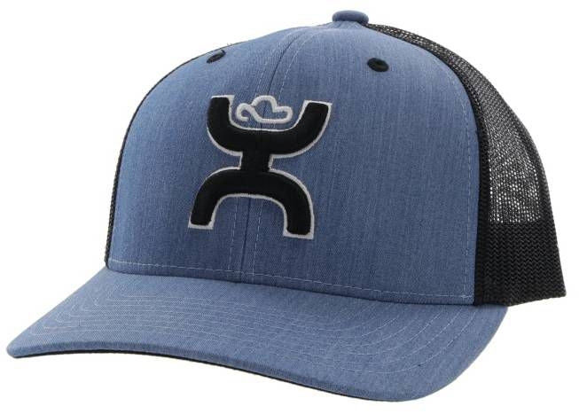 Hooey Trucker Cap Black/White Hooey Logo