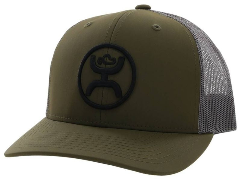 Hooey O Classic Trucker Cap Black Hooey Logo