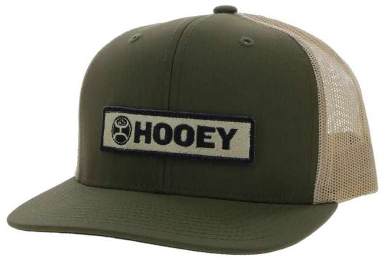 Hooey Lockup Trucker Cap Tan/Black Patch