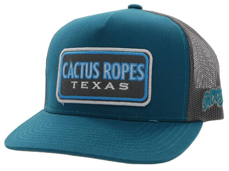 Cactus Ropes Cr78 5 Trucker Cap with Blue/Grey Patch