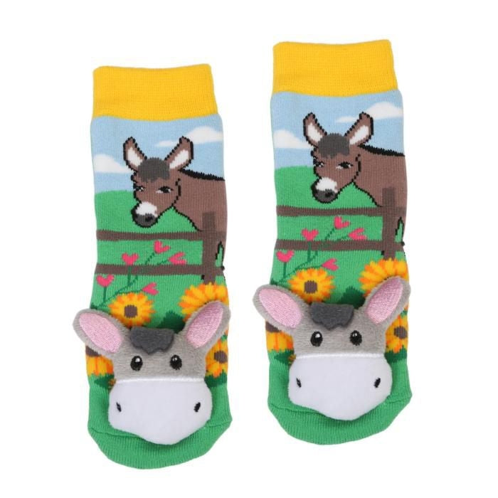 Donkey Head Socks Green Infant