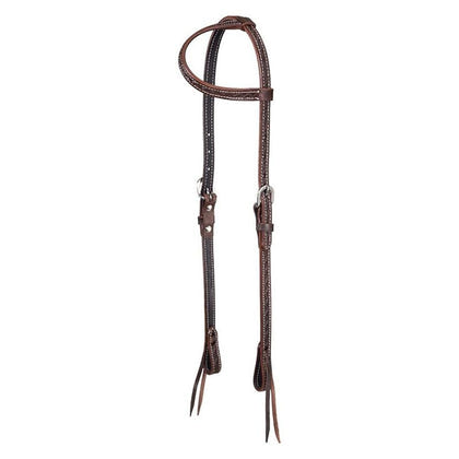 Royal King Zig Zag Tooled Ear Headstall