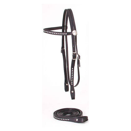 Royal King Buckstitched BB Headstall Reins