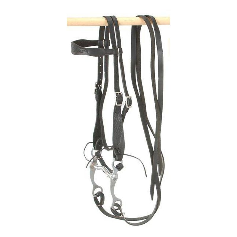 King Series Western Embossed Pony Bridle