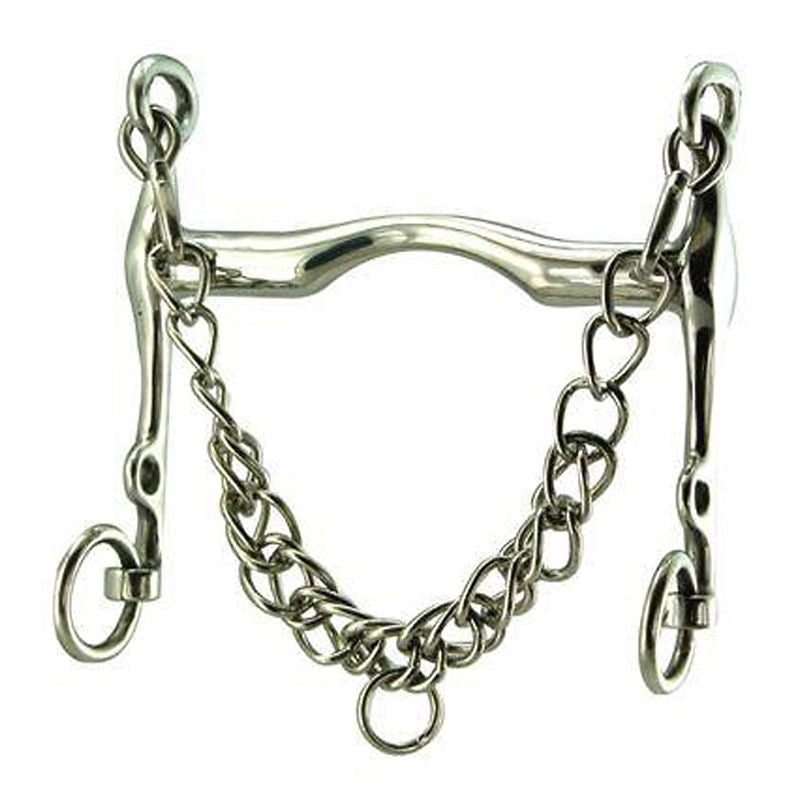 Coronet Medium Weight Wide Port Weymouth Bit