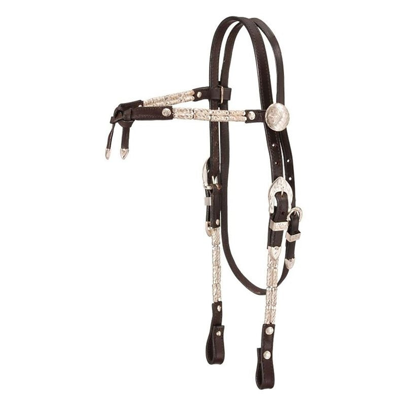Royal King Ferruled Futurity Brow Show Headstall