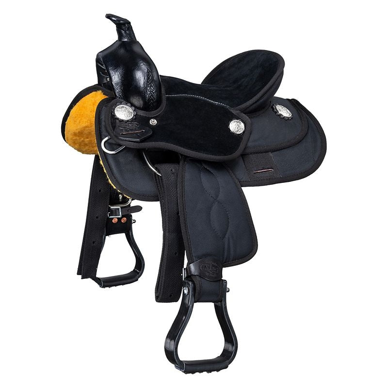 King Series Yth Eclipse Barrel Saddle Pkg