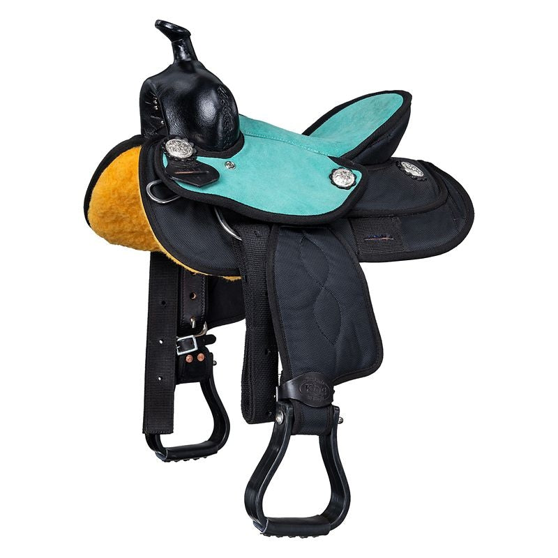 King Series Yth Eclipse Barrel Saddle Pkg
