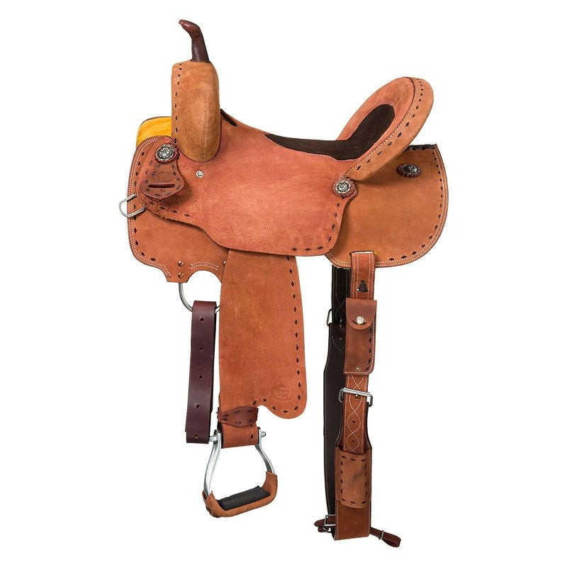Royal King Branson Roughout Barrel Saddle Pkg