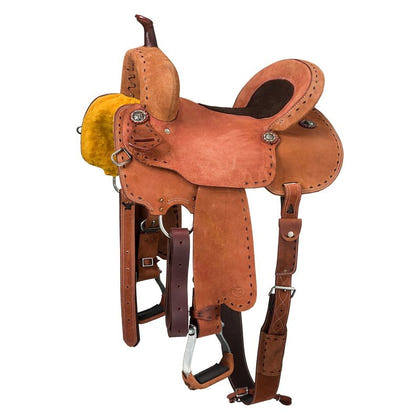 Royal King Branson Roughout Barrel Saddle Pkg