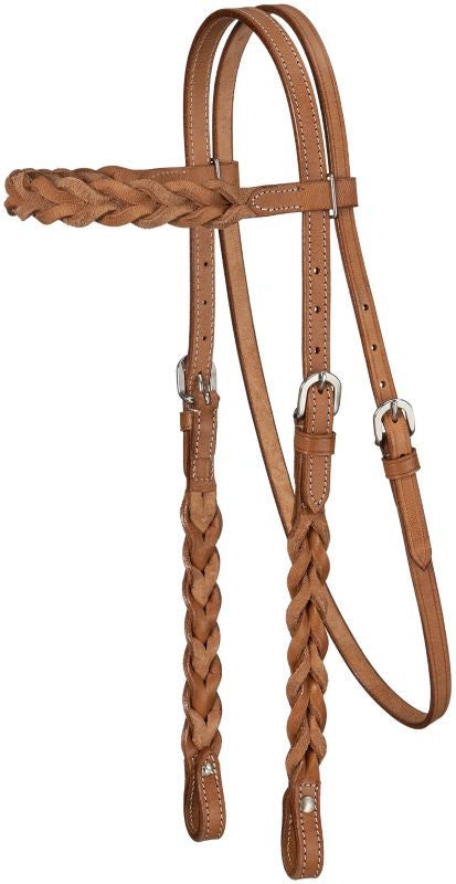 Royal King Braided Leather BB Headstall