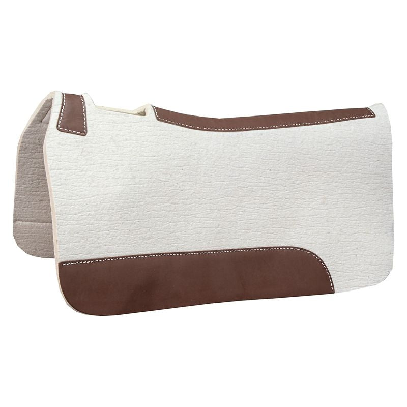 Mustang Blue Horse Pressed Wool Contour Pad