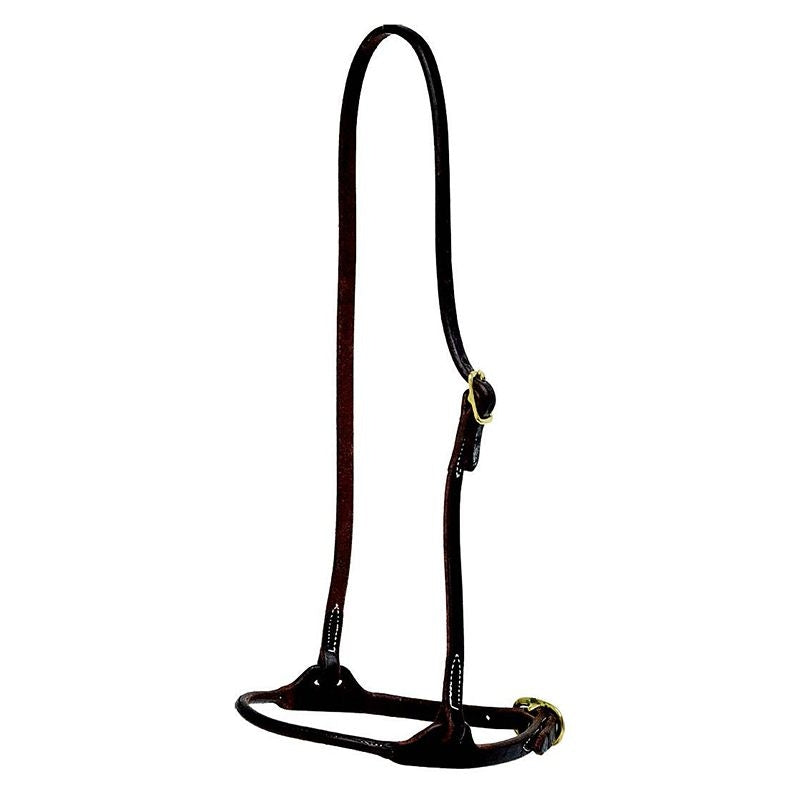 Mustang Oiled Harness Leather Flat Nose Caveson