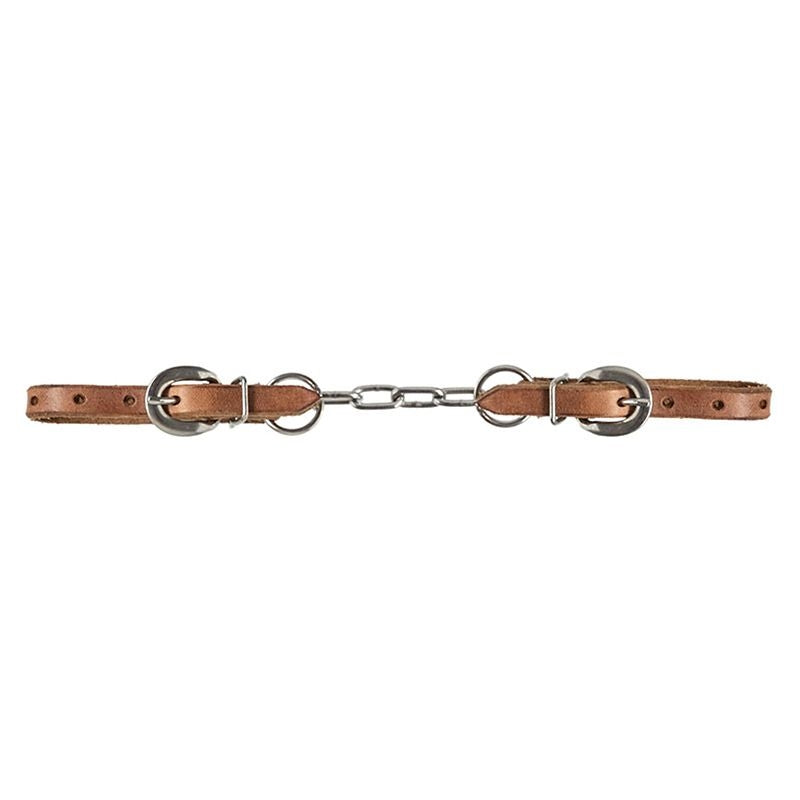 Mustang Single Flat Chain Curb Harness Leather