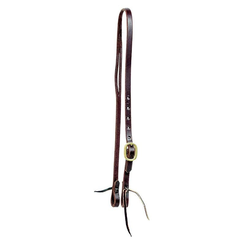Mustang Oil Harness Leather Slit Ear SS Tie Ends