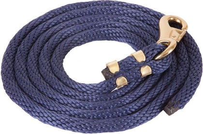Mustang Poly Lead Rope with 1" Brass Plated Bull S