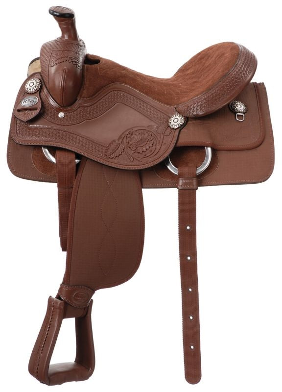 King Series Ryan Ranch Synthetic Saddle