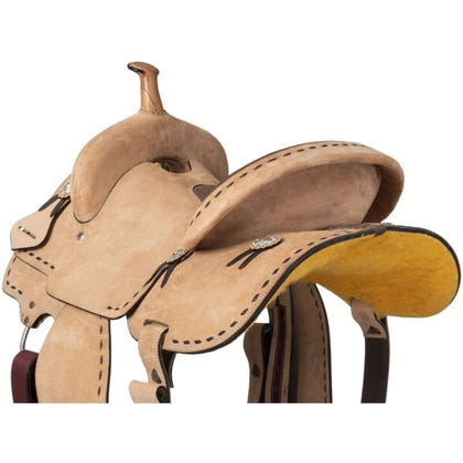 Silver Royal Youth Brushy Creek Barrel Saddle