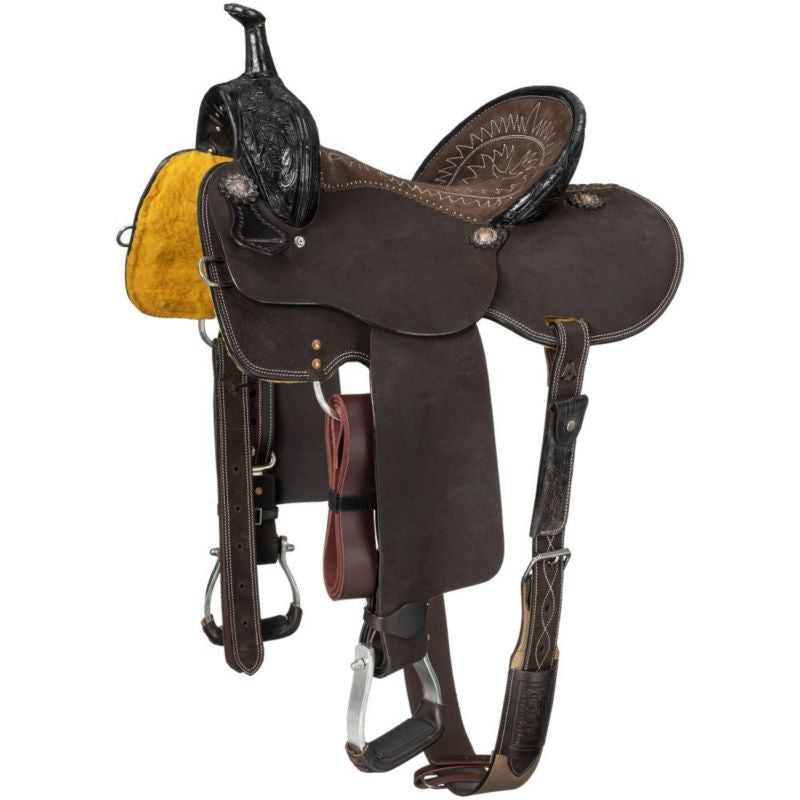 Silver Royal Youth Booker Rough Barrel Saddle