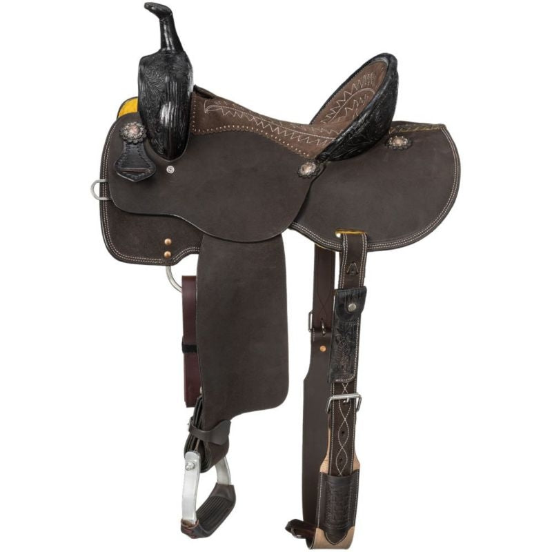 Silver Royal Youth Booker Rough Barrel Saddle