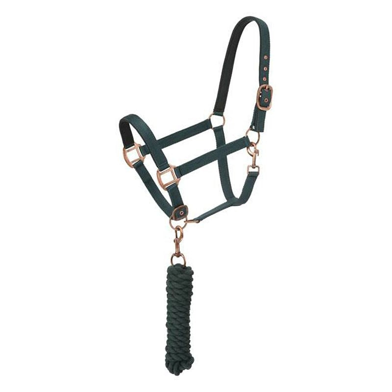 Tough1 Padded Horse Halter w. Lead