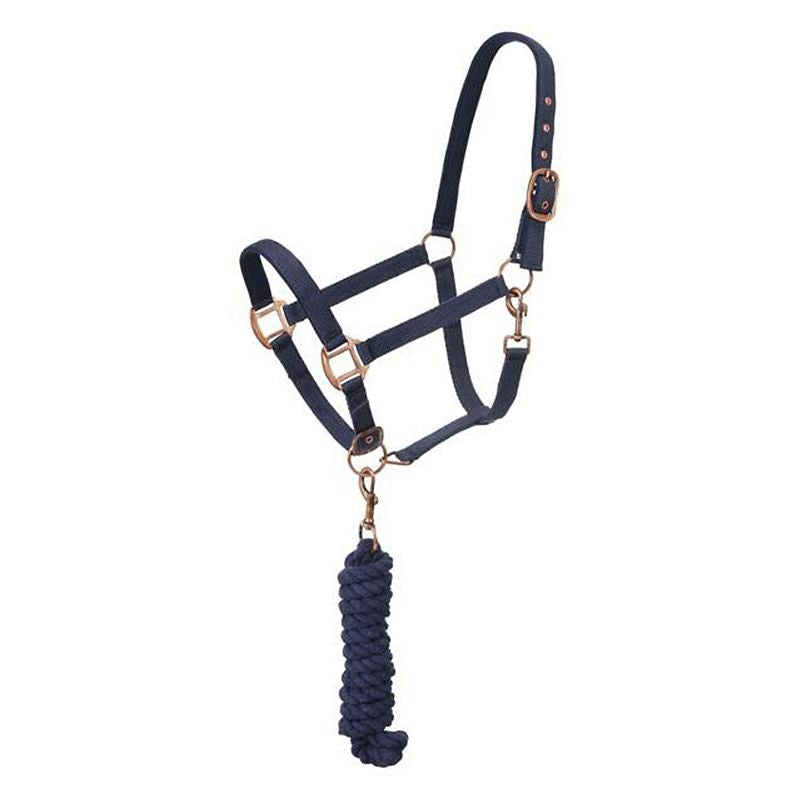 Tough1 Padded Horse Halter w. Lead