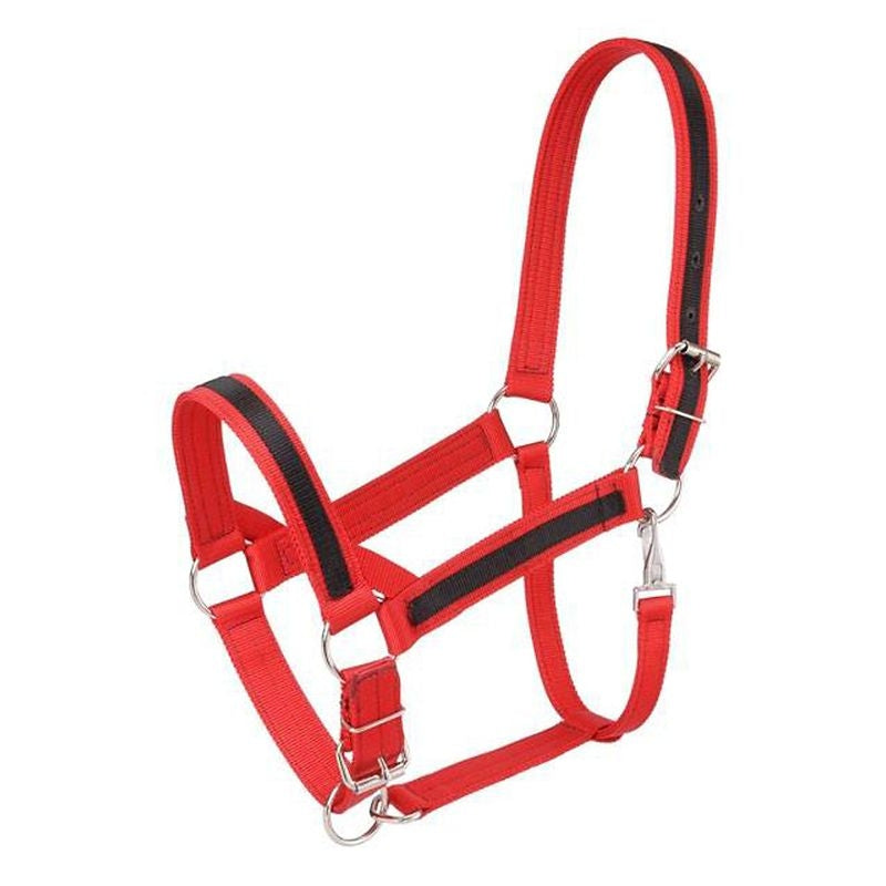 Tough1 Premium Nylon Draft Halter w.Overlay