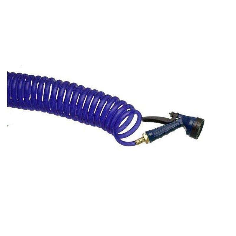 Tough1 Coil Water Hose with Nozzle