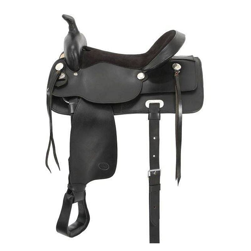 Tough1 Pleasure Trail Saddle Zebra Pkg