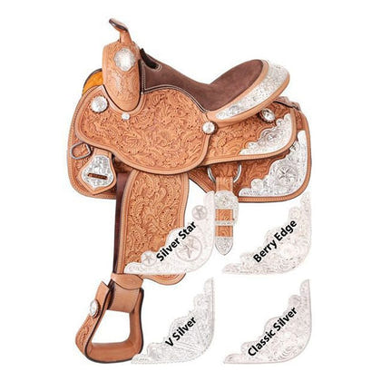 SRoyal Yth Grandview Silver Show Saddle