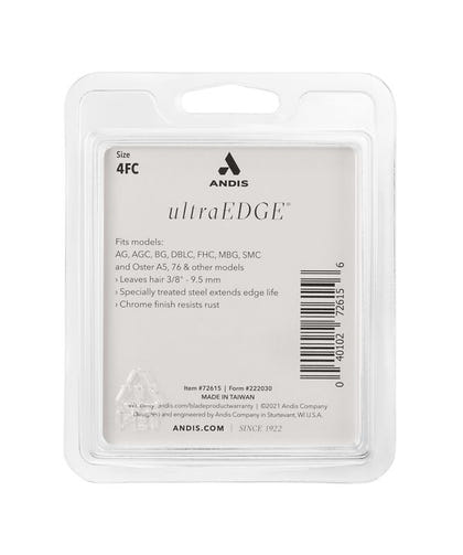Andis Ultra Edge Clipper Blades size 4FC