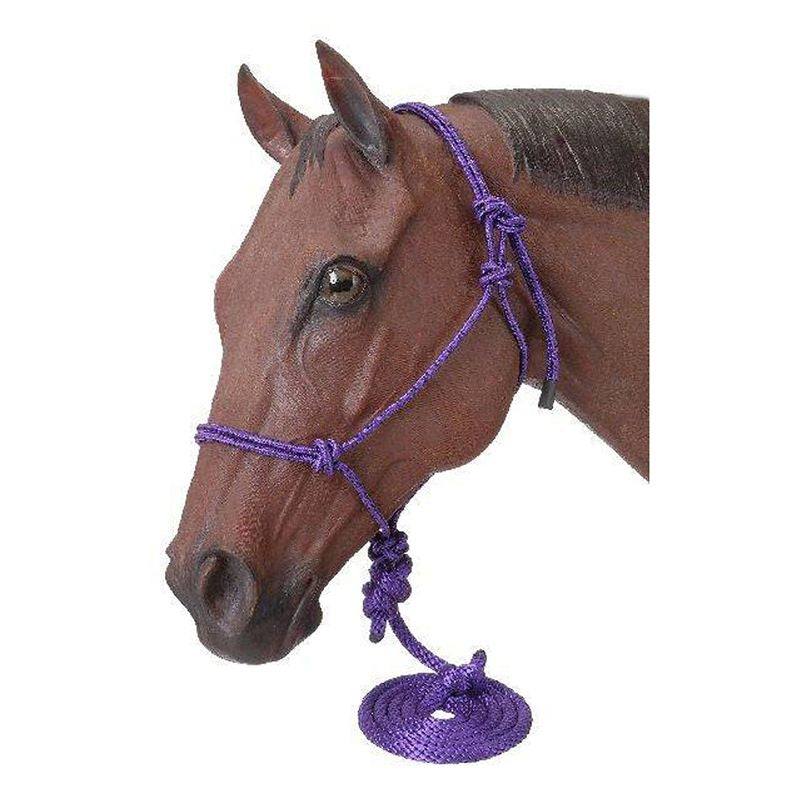 Tough1 Mini Poly Rope Halters with Leads 6 Pack