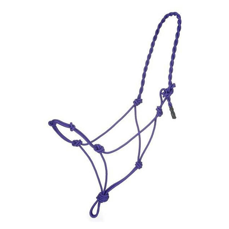 Tough1 Knotted Rope/Twisted Crown Halters 6 Pack