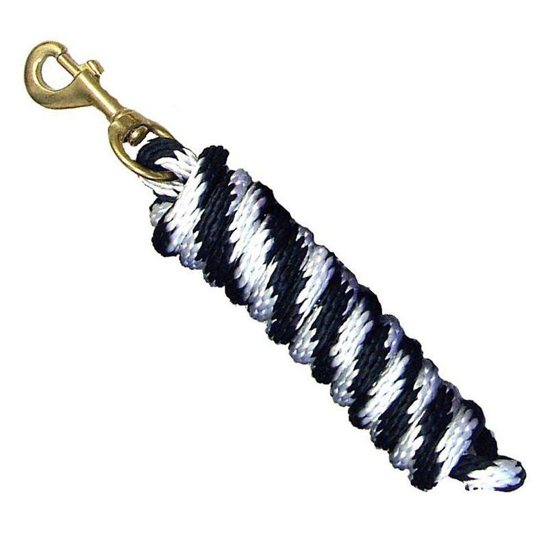 Braided Poly 8ft Lead with Solid Brass Snap