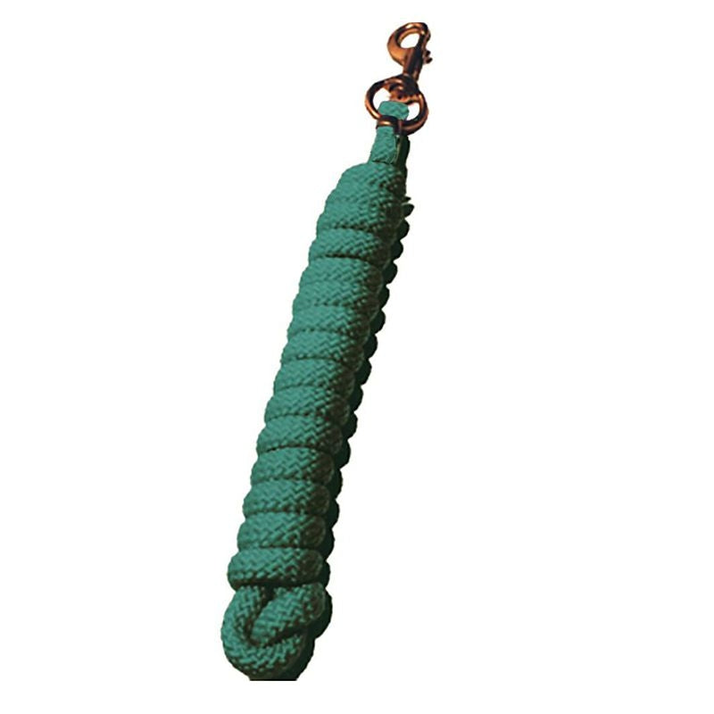 Braided Poly 8ft Lead with Solid Brass Snap